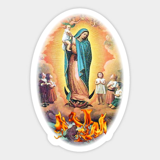 Our Lady of Guadalupe Virgen Maria Guadalupe Pro Life Anti Abortion Sticker by hispanicworld